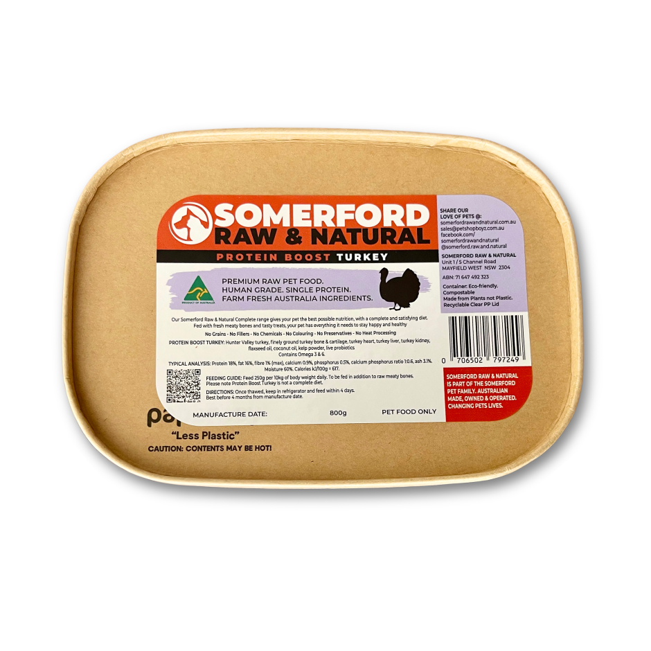 Somerford Raw Adult Dog Protein Boost Meal Packs (No Fruit or Vegetables Added)