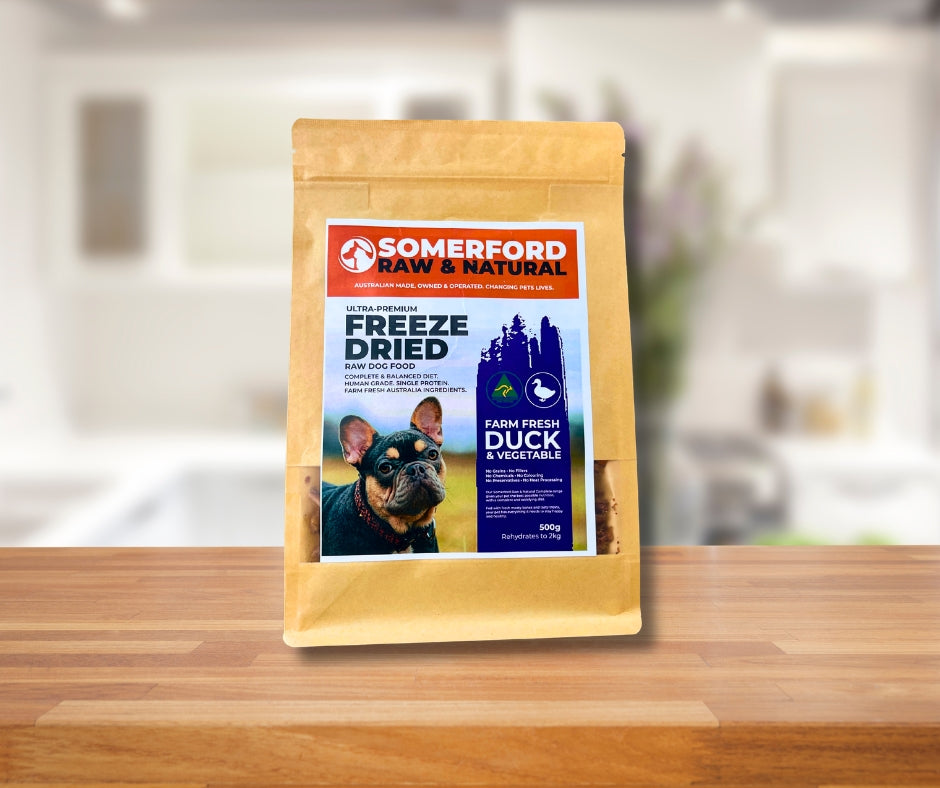Somerford Freeze Dried Raw Dog Food Duck & Veg