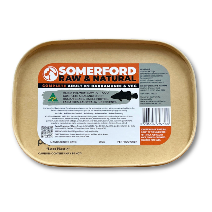 Somerford Raw Adult Dog Complete Meal Packs