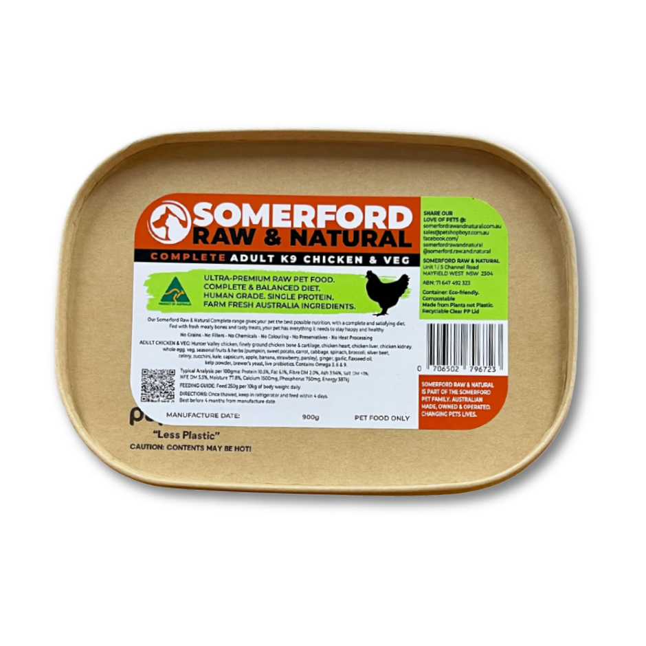 Somerford Raw Adult Dog Complete Meal Packs