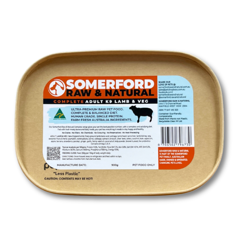 Somerford Raw Adult Dog Complete Meal Packs