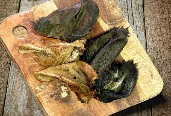 LIMITED EDITION - 5 Pack Beef Ears with Fur