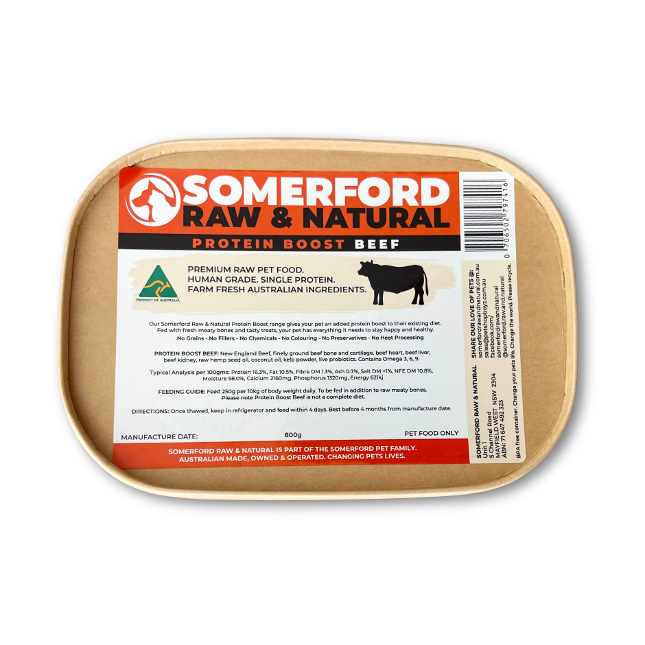 Somerford Raw Adult Dog Protein Boost Meal Packs (No Fruit or Vegetables Added)
