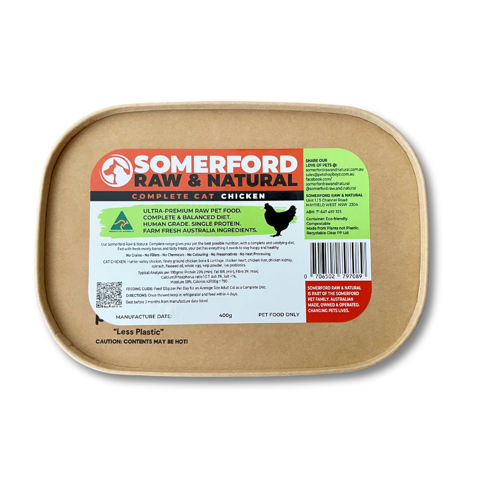 Somerford Raw Kitten & Cat Chicken Complete Meal Packs + FREE Meaty Bones