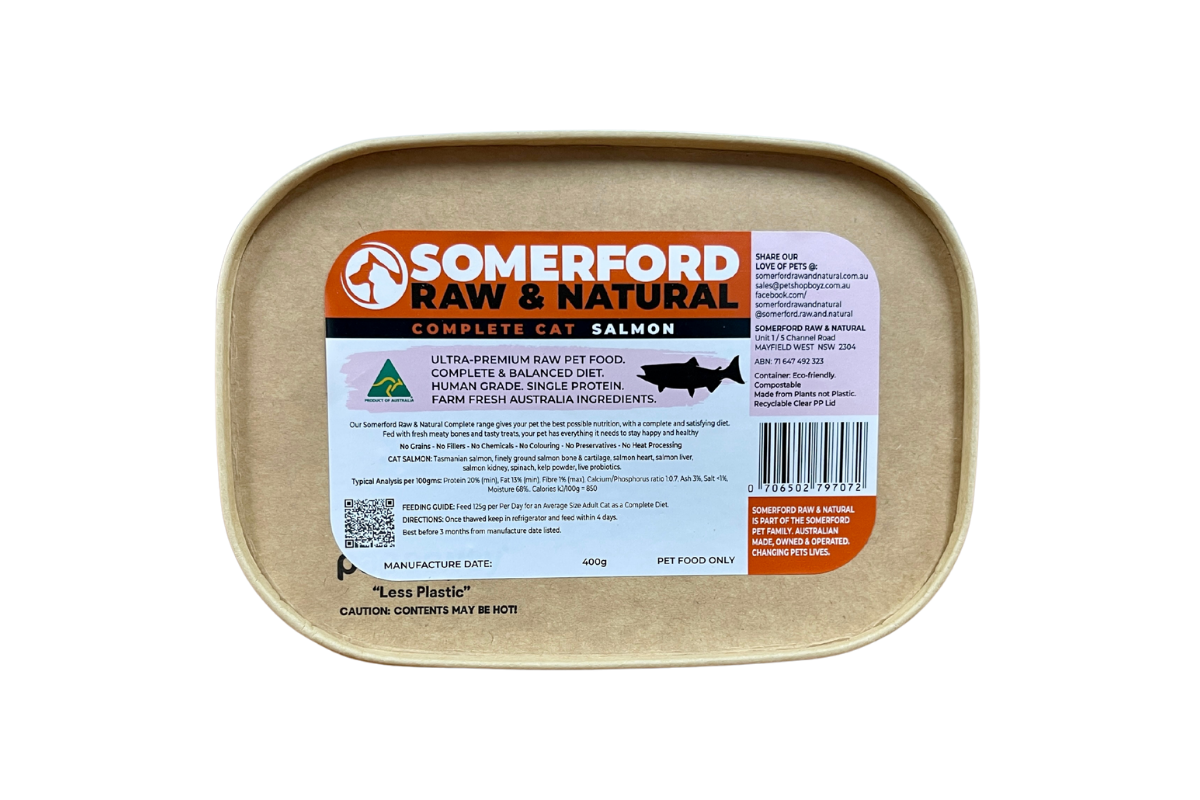Cat Food Tasmanian Salmon Pack + FREE Meaty Bones