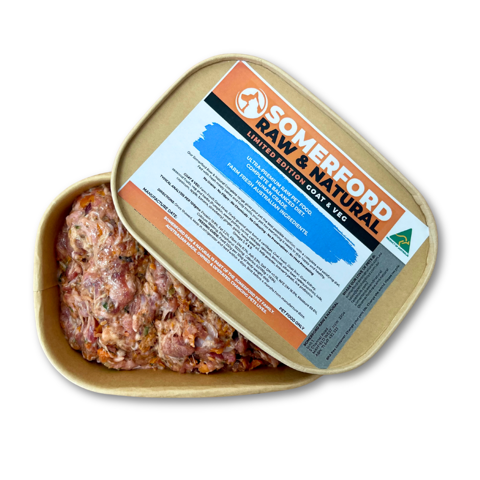 Somerford Raw Adult Dog Goat Complete Meal Packs + FREE Meaty Bones