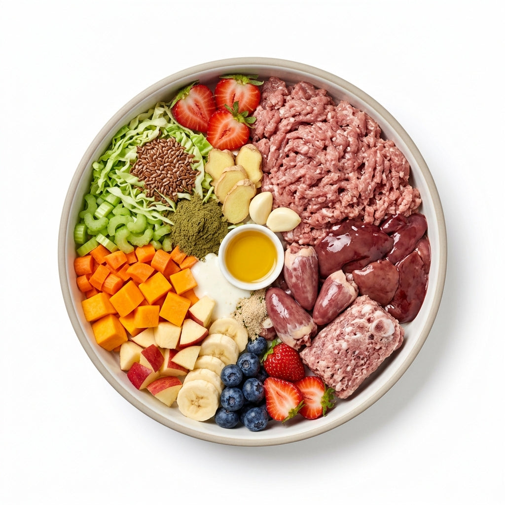 Somerford Raw Low Purine Turkey Complete Dog Meal Packs + FREE Meaty Bones