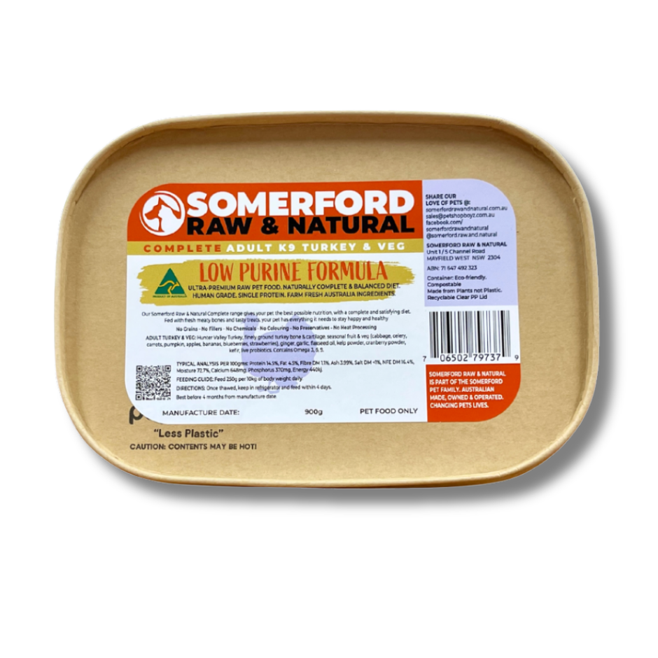 Somerford Raw Low Purine Complete Dog Meal Packs