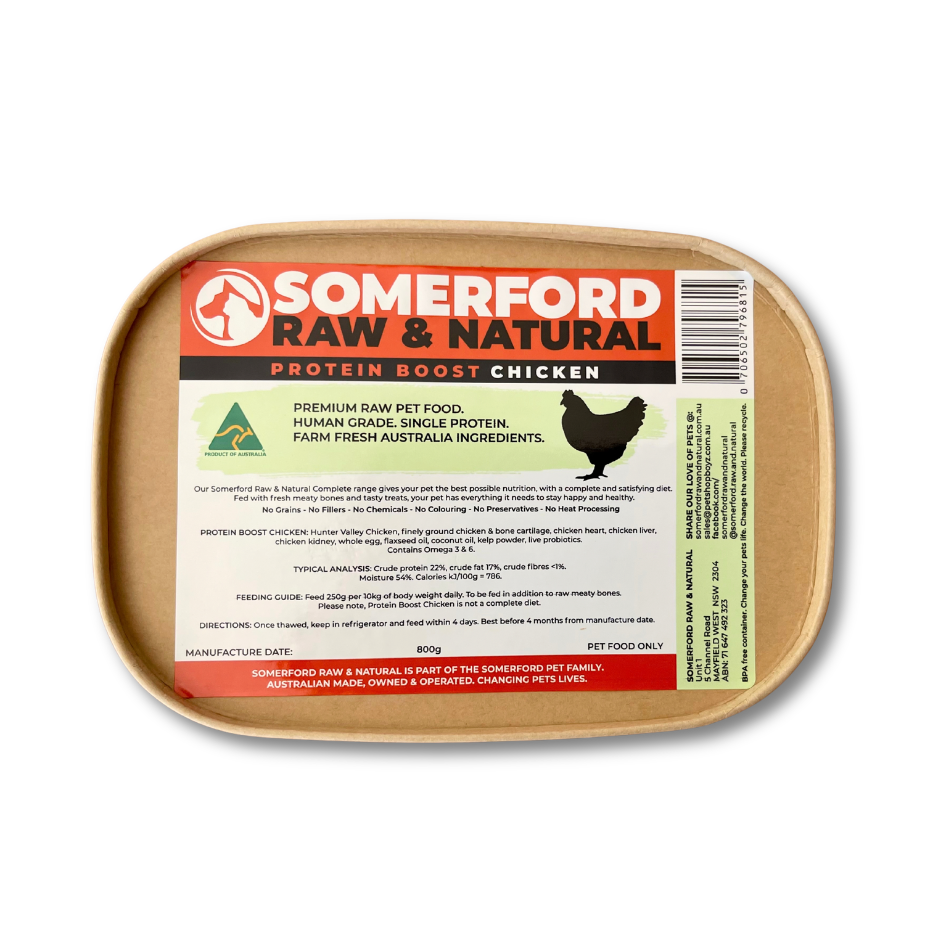 Somerford Raw Adult Dog Protein Boost Meal Packs (No Fruit or Vegetables Added)