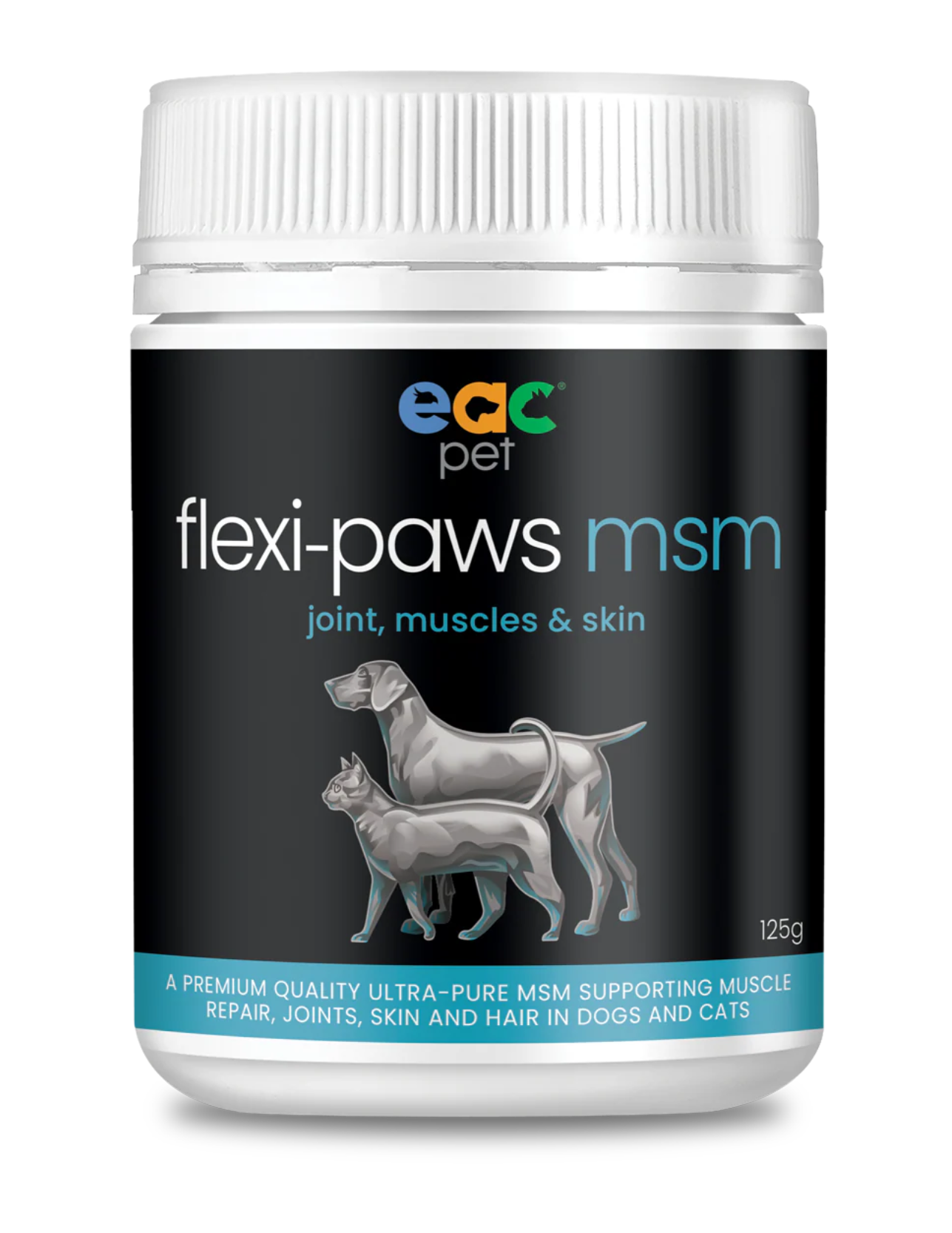 NEW - Flexi-paws msm - Ultra Pure Methylsulfonylmethane Joint Supplement For Dogs & Cats