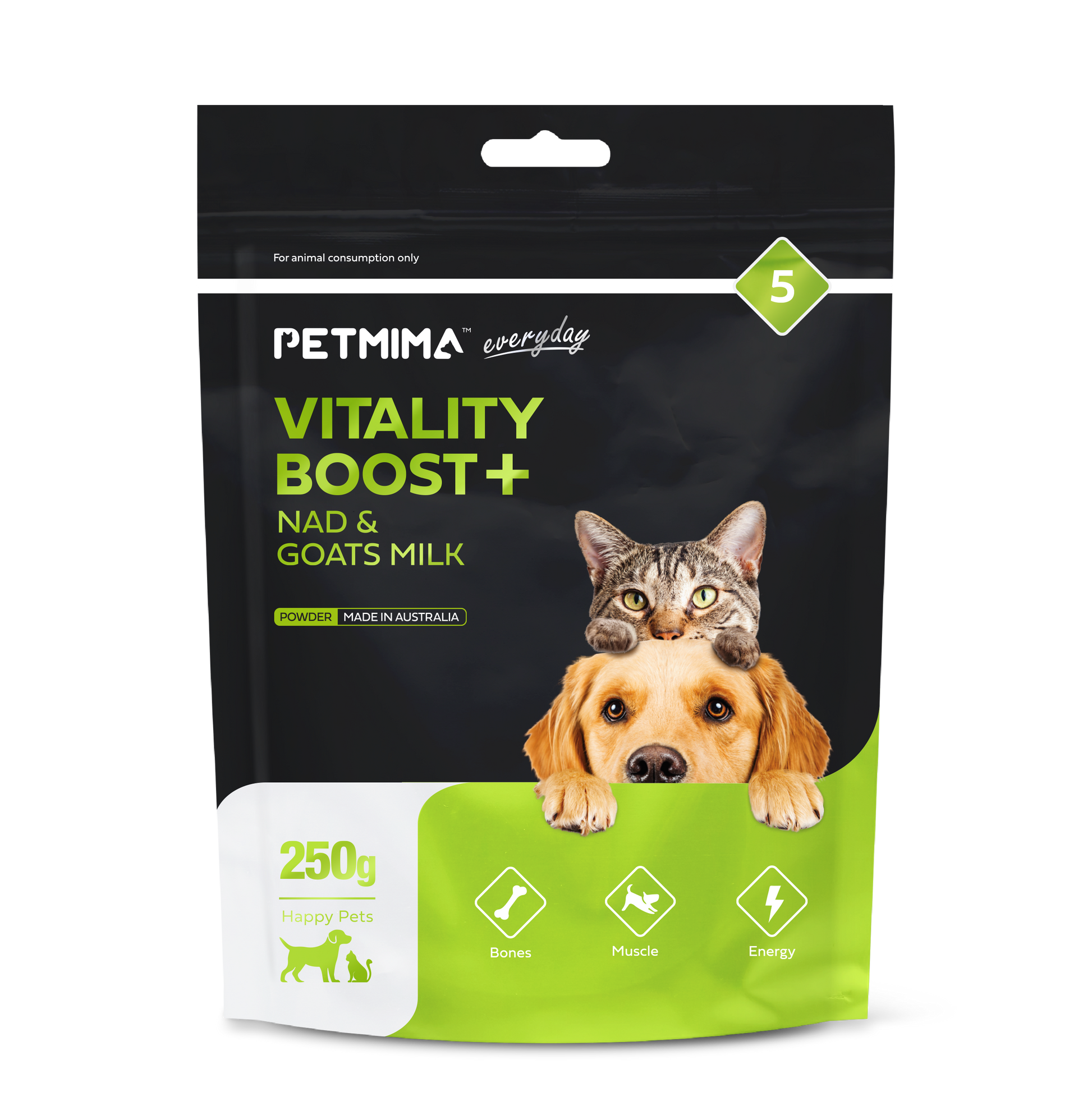 Petmima - Vitality Boost + NAD & Goats Milk 250g