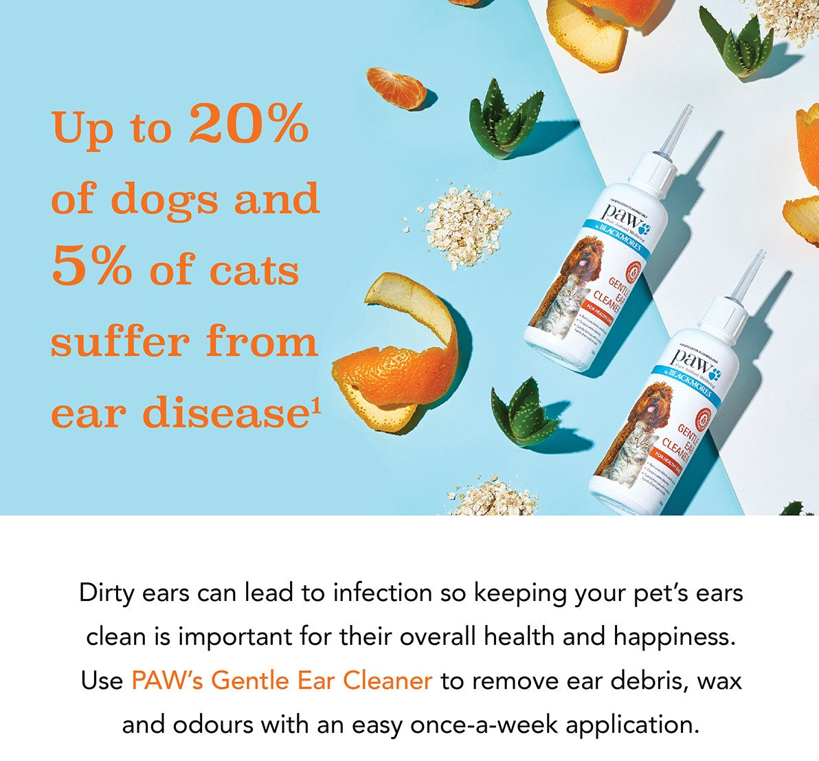 Paw Gentle Ear Cleaner 120ml