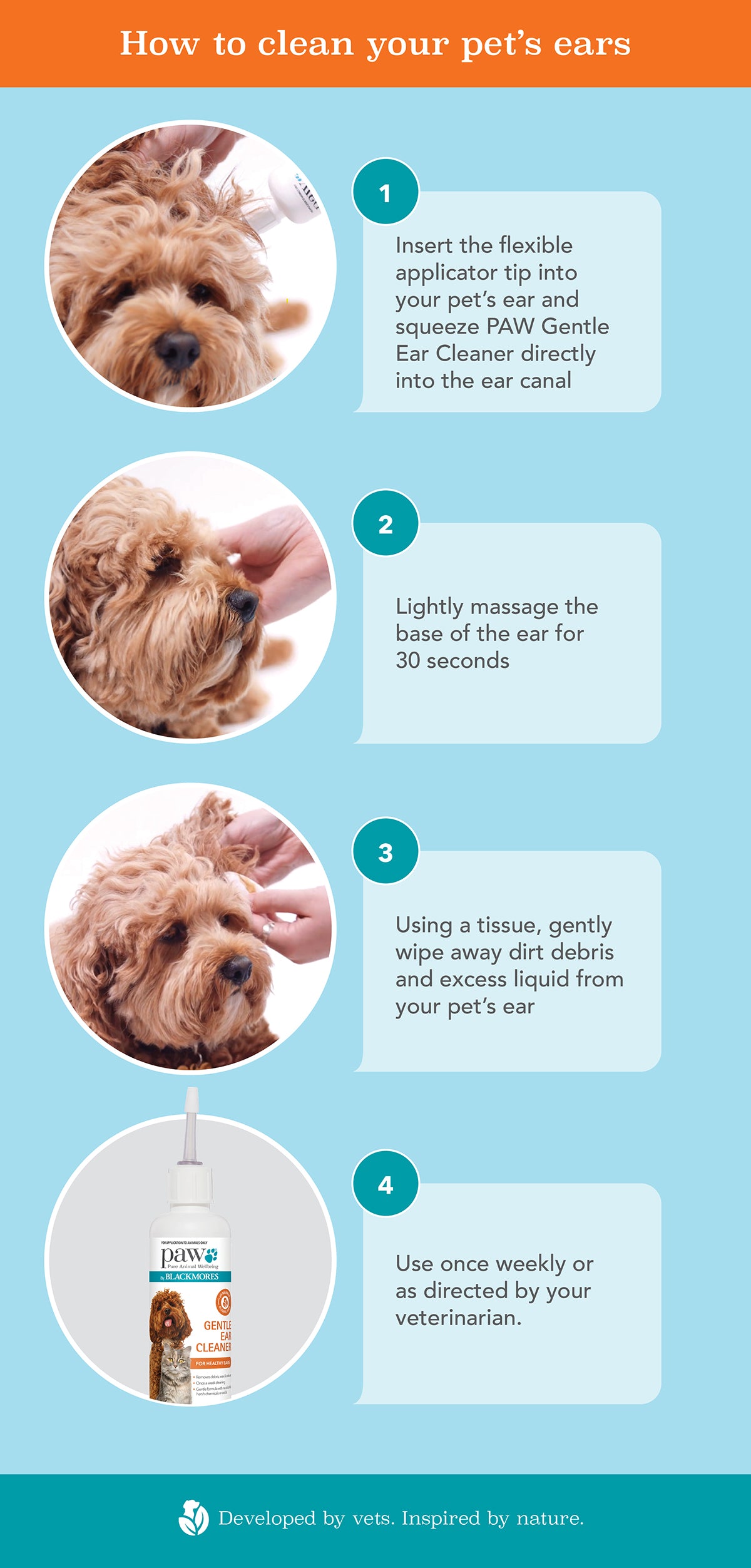 Paw Gentle Ear Cleaner 120ml