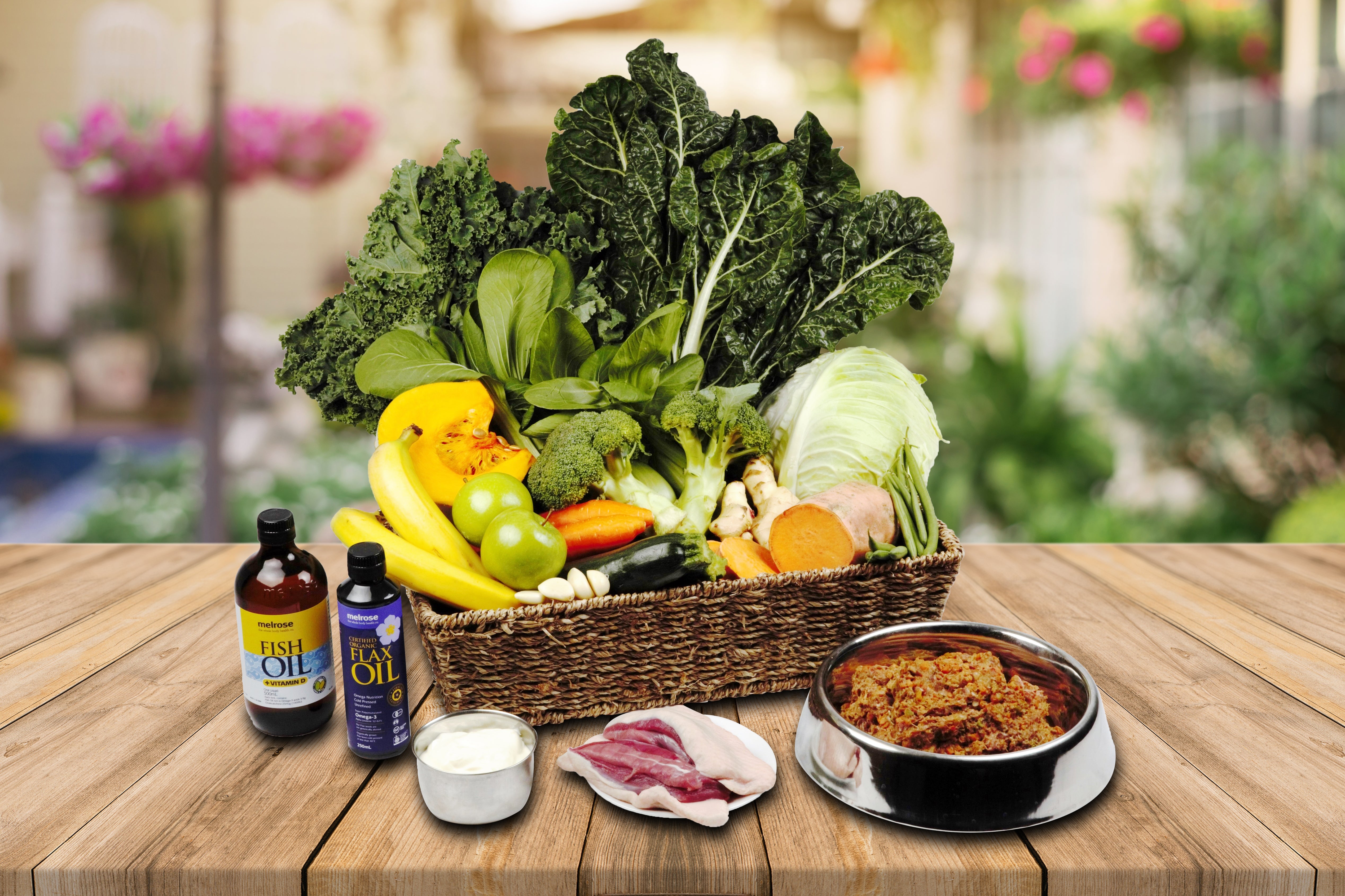Somerford Raw & Natural "GAME MEAT RANGE" - Adult Dog Food Duck & Veg Pack + FREE Meaty Bones