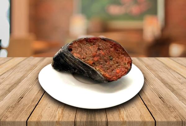 Cow Hooves Dog Treat Stuffed with Frozen Somerford Raw & Natural Ultra Premium Dog Food