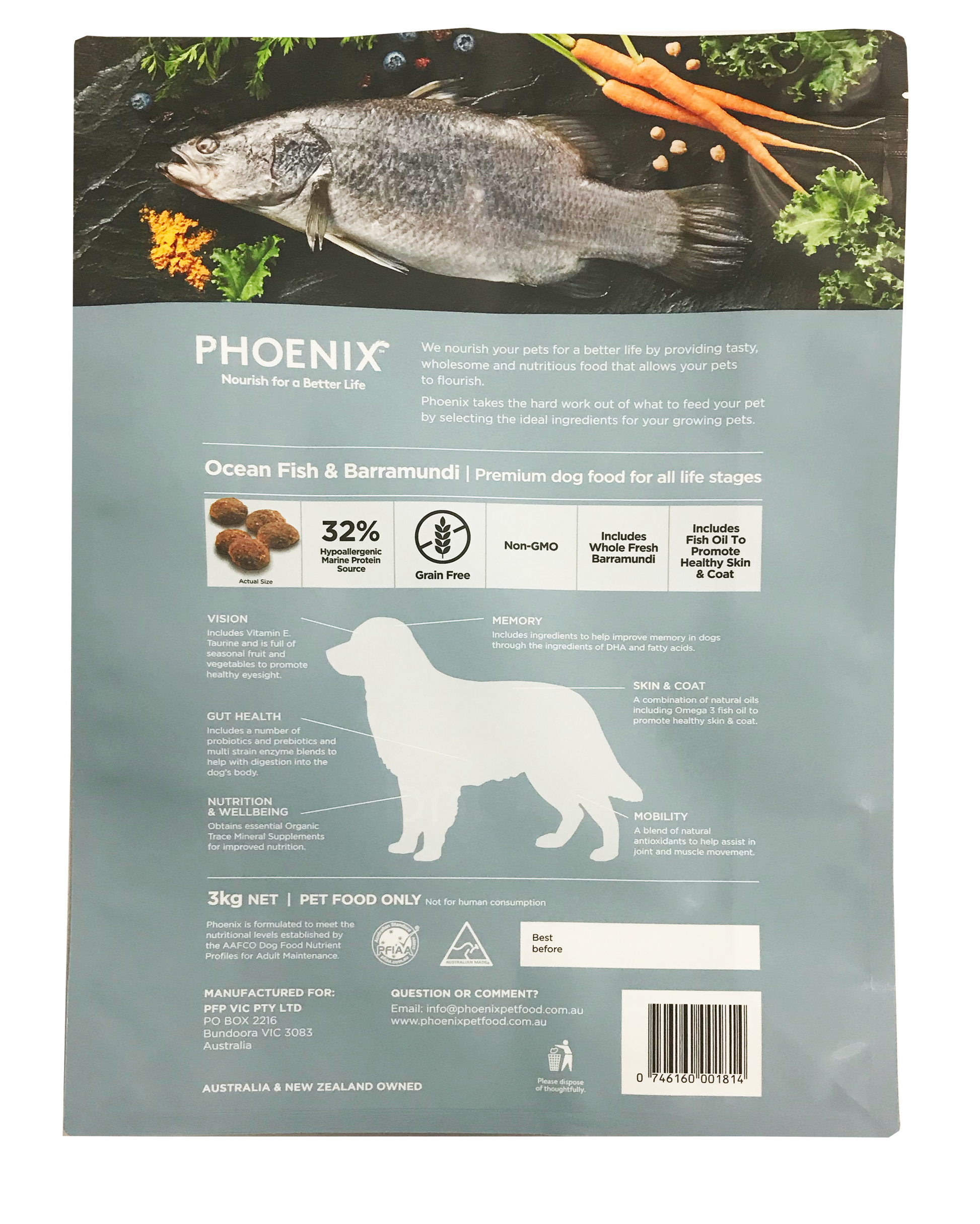 Phoenix - Grain Free Ocean Fish & Barramundi