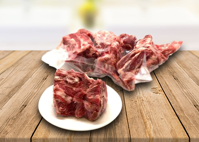 Lamb Neck Dog Bones fresh from the New England Grazing Regions