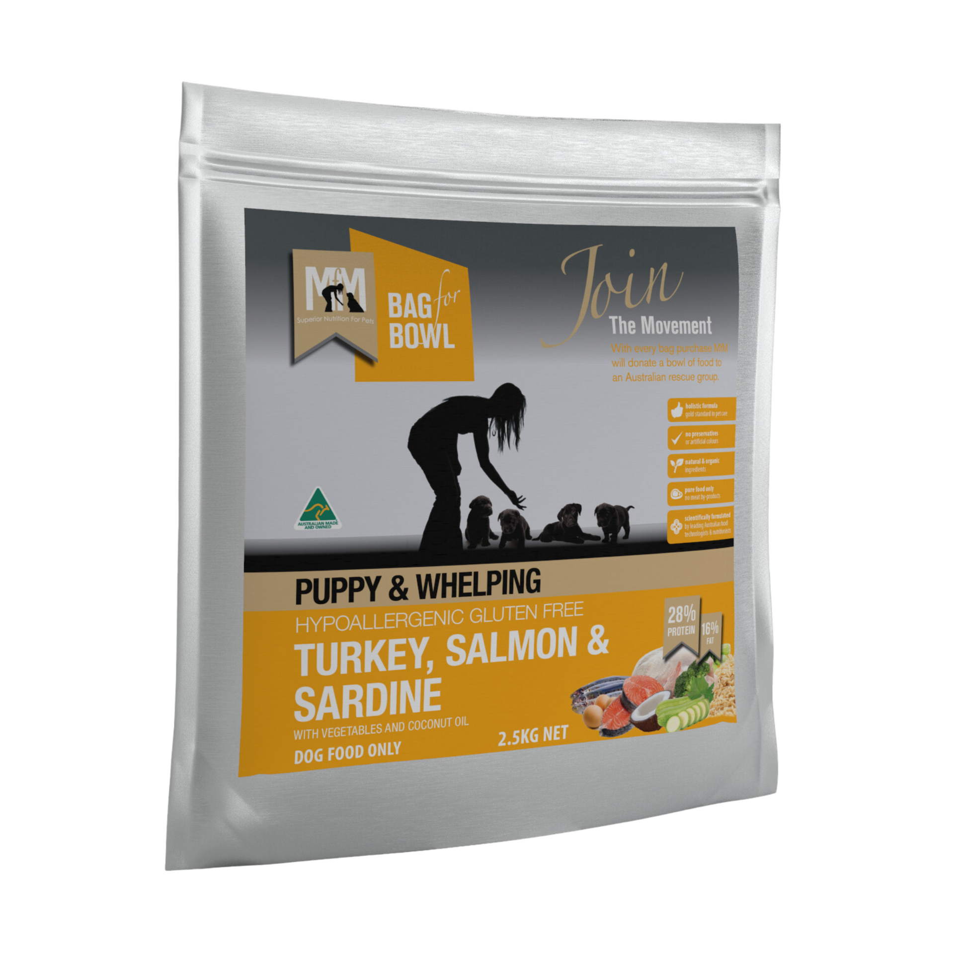 Meals For Mutts - Puppy Turkey, Salmon & Sardine