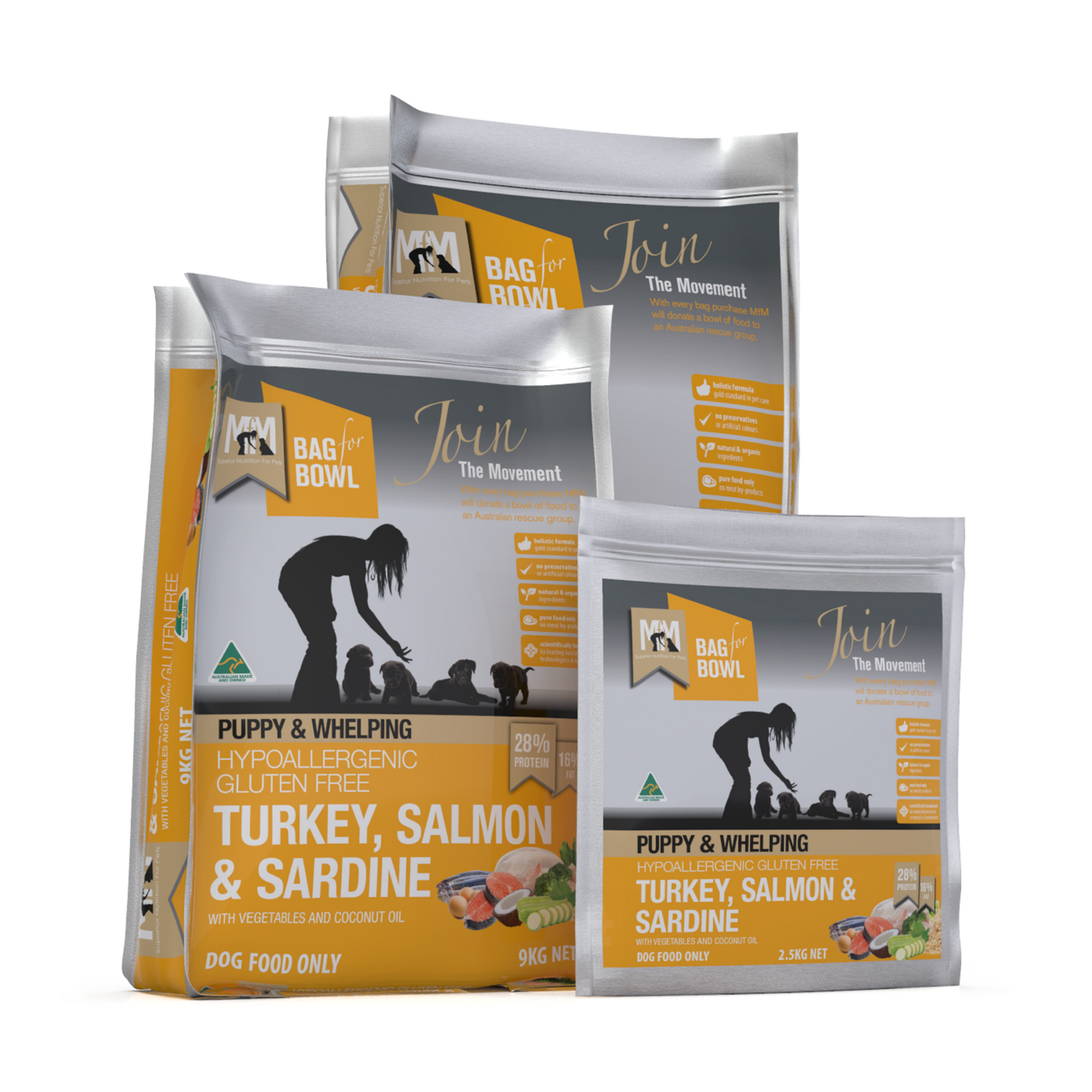 Meals For Mutts - Puppy Turkey, Salmon & Sardine