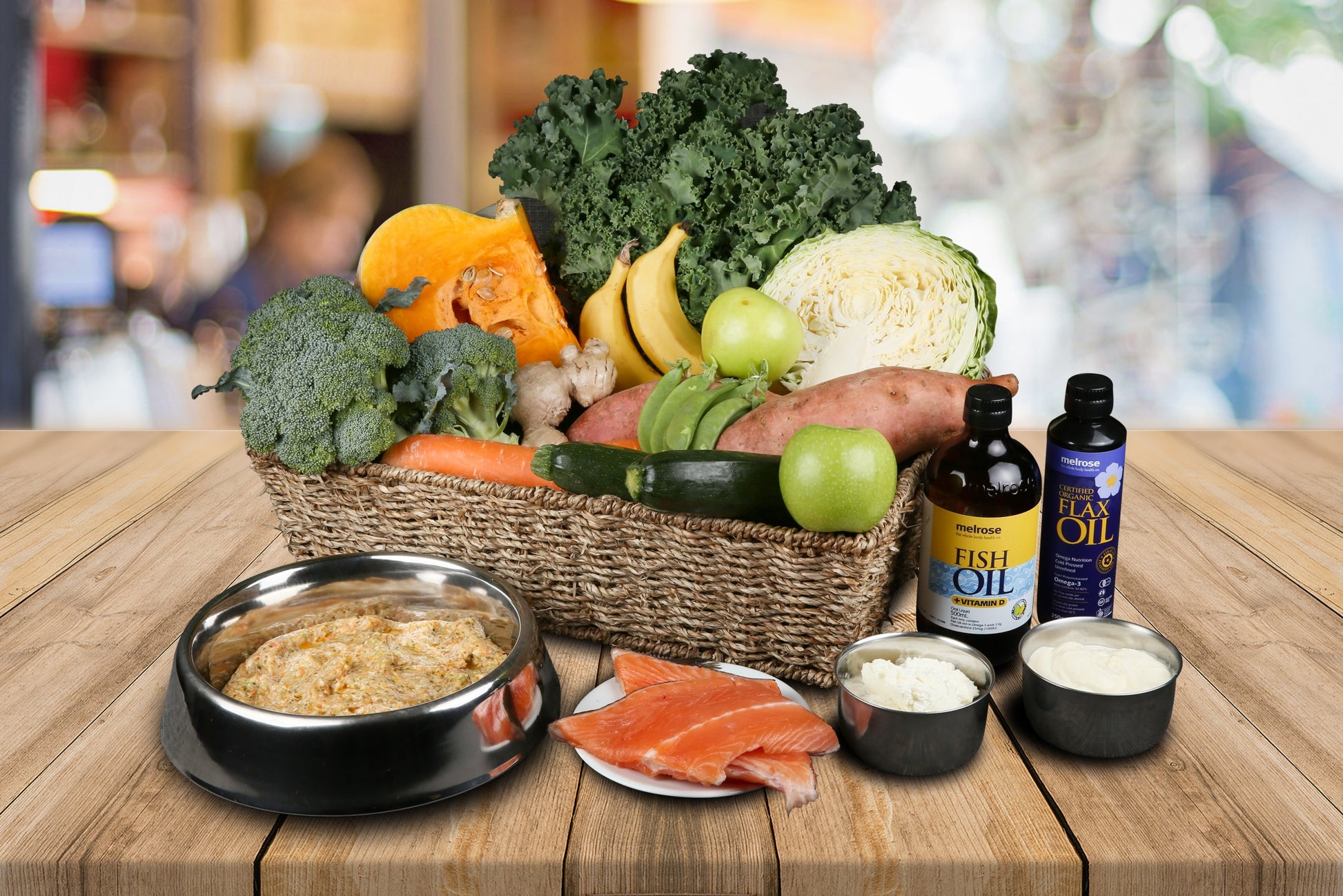 Somerford Raw & Natural - Tasmanian Salmon Puppy Food & Veg Pack FREE Meaty Bones