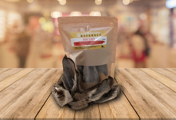 Kangaroo Ears with Fur Dog Treats